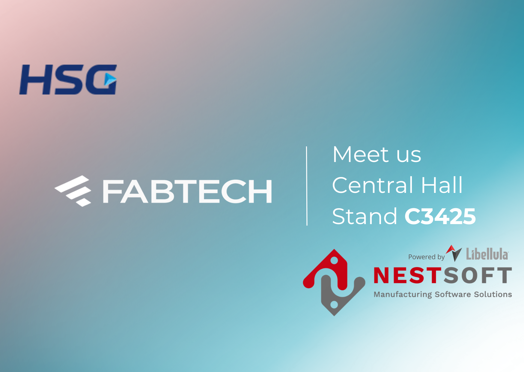 FABTECH 2026 – NestSoft US, Powered by Libellula, HSG booth – Central Hall, Booth C3425